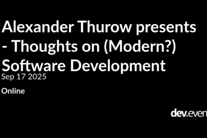 Alexander Thurow Discusses Modern Software Development in Cyprus Event