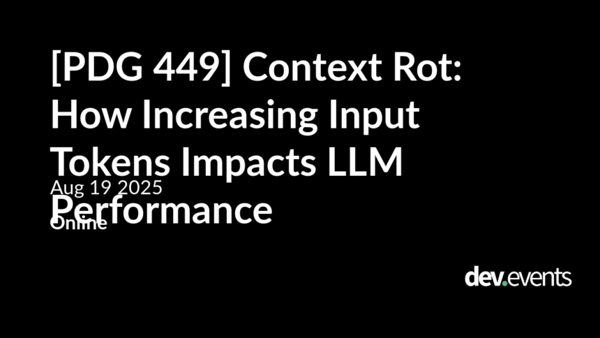 Context Rot: Impact of Input Tokens on LLM Performance in Cyprus