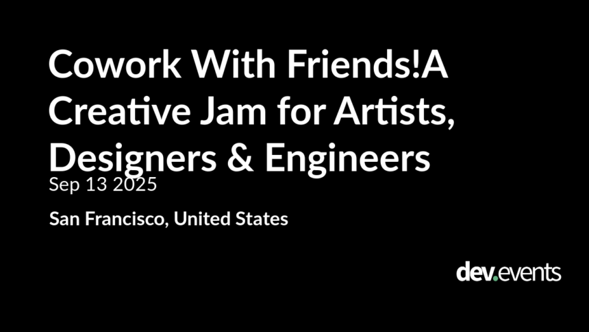 Creative Jam for Artists, Designers & Engineers in Cyprus on 13 Sep 2025
