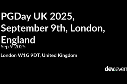 Explore PGDay UK 2025: Join Us on 9th September in London