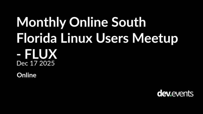 Join the Monthly Online South Florida Linux Users Meetup in Cyprus