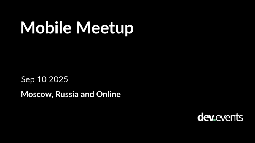 Mobile Meetup to Connect Tech Enthusiasts in Cyprus on 10 September 2025