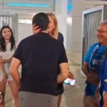 חואן קרלוס קסרדו מקבל תמיכה חמה מהמשפחה לאחר העפלה לליגת האלופות