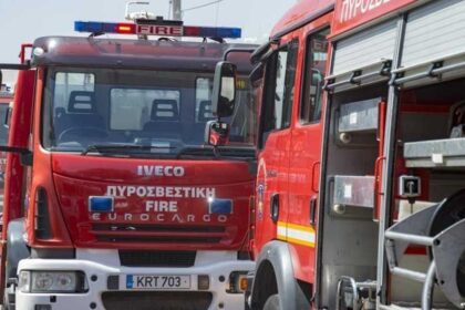Two Children Hospitalised Following Kitchen Fire in Strovolos