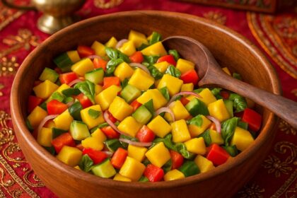 Delightful Spiced Mango Salad Recipe by Serene Tharian