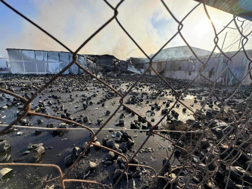 Πρώην Υπάλληλος Συνελήφθη Μετά την Πυρκαγιά σε Εργοστάσιο της Λεμεσού