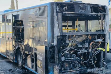 Paphos School Bus Catches Fire Before Students Arrive