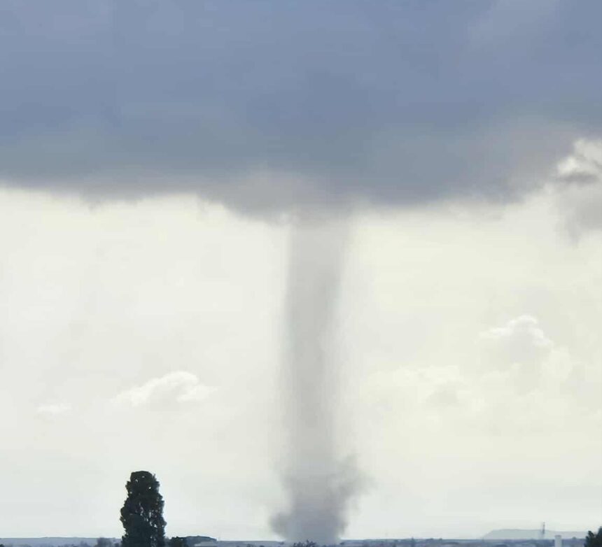 Rare Tornado Strikes Anthoupoli, Nicosia