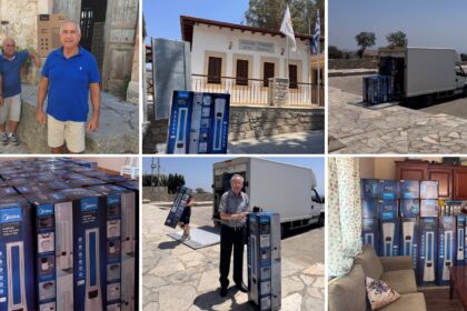 TechIsland Distributes Air Purifiers to Wildfire Survivors in Cyprus