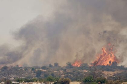Paphos Village Blaze Brought Under Control by Fire Service