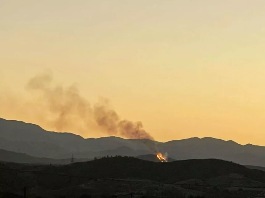 Fire Erupts Between Agia Varvara and Sia in Nicosia District