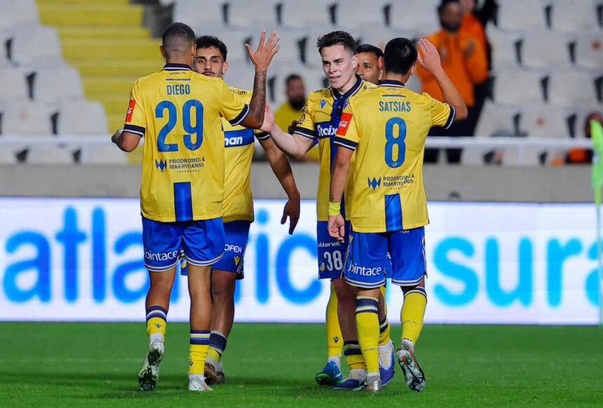 APOEL Dominates with 5-0 Victory, Securing Progress in the Cup