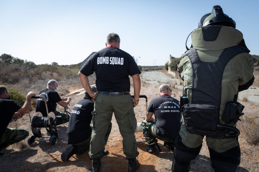 Bomb Squad Neutralises 1950s Grenade at Xyliatos Dam