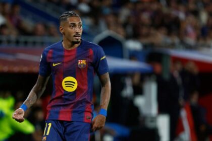 Raphinha Unavailable for Barcelona's Clash Against Olympiakos