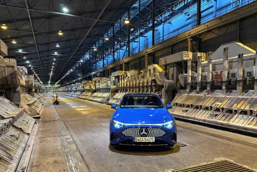Mercedes-Benz Reduces EV Carbon Footprint with Low-Carbon Aluminium