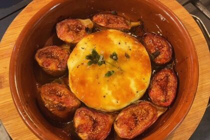 Cyprus Recipes with Loulla Astin: Baked Manouri Cheese and Roast Chicken
