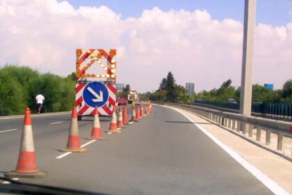 Roadworks Affecting Four Major Motorways in Cyprus
