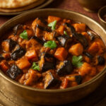 Roasted Aubergine and Sweet Potato Curry Recipe by Serene Tharian