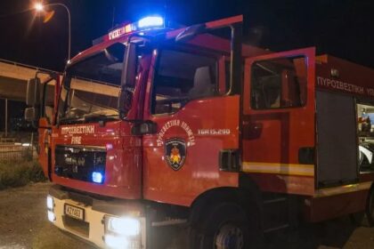 Lightning Strike Ignites Forest Fire in Nicosia