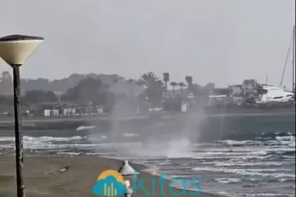 Waterspout Strikes Limassol Coastline Near Hotel