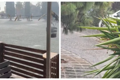 Thunderstorms Drench Nicosia on Christmas Day
