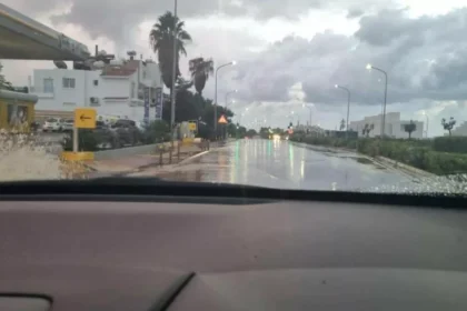 Paphos Experiences Intense Storms with Heavy Rain and Strong Winds