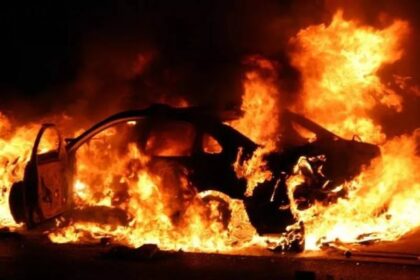 Fire at Paphos Vehicle Showroom Damages 8 Cars and 11 Motorcycles