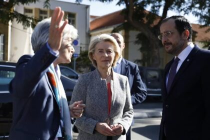 Ursula von der Leyen Tours Nicosia’s Green Line with President Christodoulides