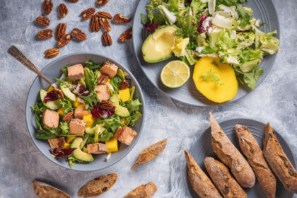 Yvoni Nicolaidou's Delightful Mango and Salmon Salad