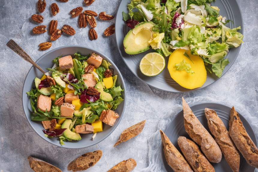 Yvoni Nicolaidou's Delightful Mango and Salmon Salad