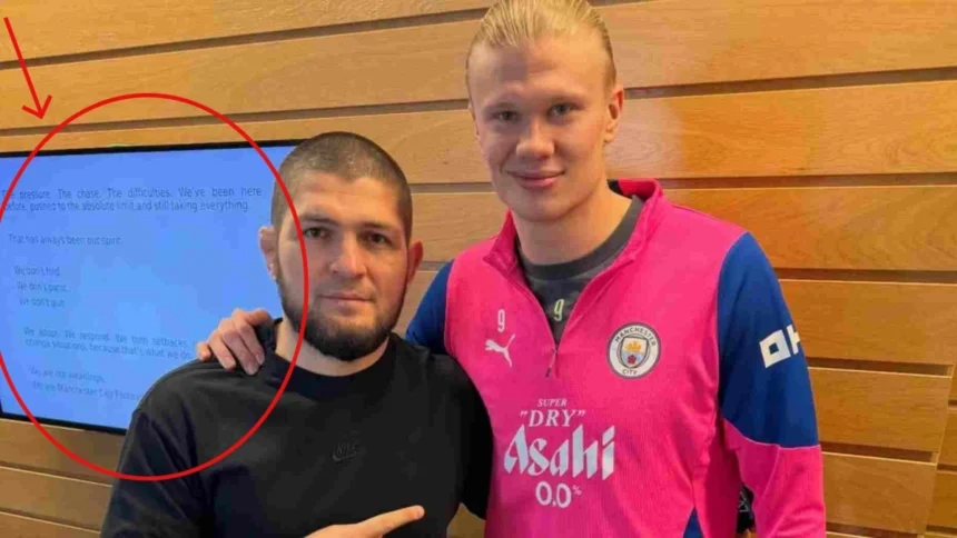 Haaland Reveals Motivational Message from Manchester City