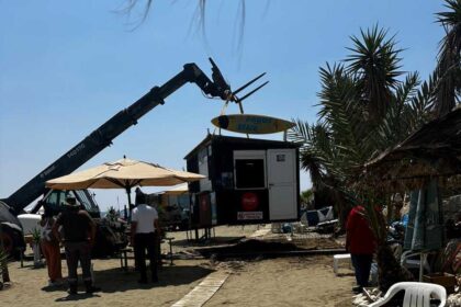 Pervolia Beach Sees Demolition of Illegal Structures