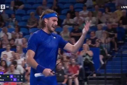 Tsitsipas Displays Emotional Turmoil in United Cup Match