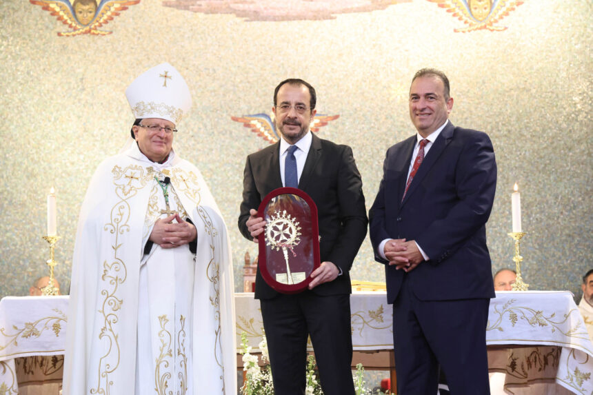 President Affirms Support for Maronite Community during Saint Maron Celebration