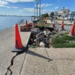 Larnaca Closes Section of Coastal Promenade Due to Erosion Cracks