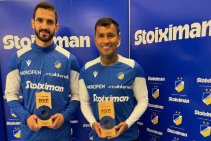 Markinhos and Laifis Named MVPs by APOEL Fans