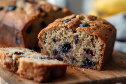 Healthy Winter Snacks: Blueberry Banana Cake & Baked Zucchini Bites