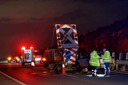Road Worker Killed by Car at Limassol Motorway Roadworks
