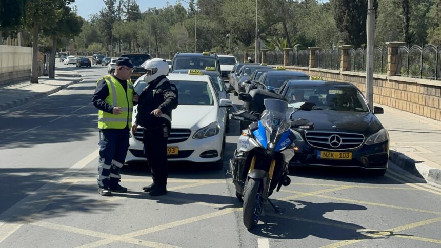 Taxi Drivers Protest in Nicosia Against Illegal Competitors and Rising Costs