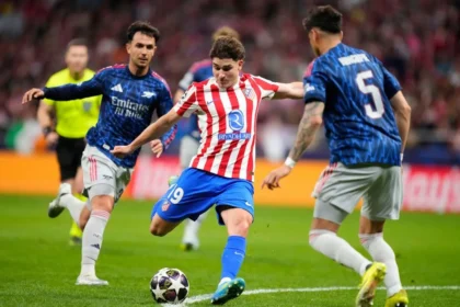 Champions League: Atletico Madrid and Arsenal Draw 1-1 in Semi-Final