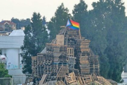 Activists Demand Systemic Change After Rainbow Flags Burned in Larnaca