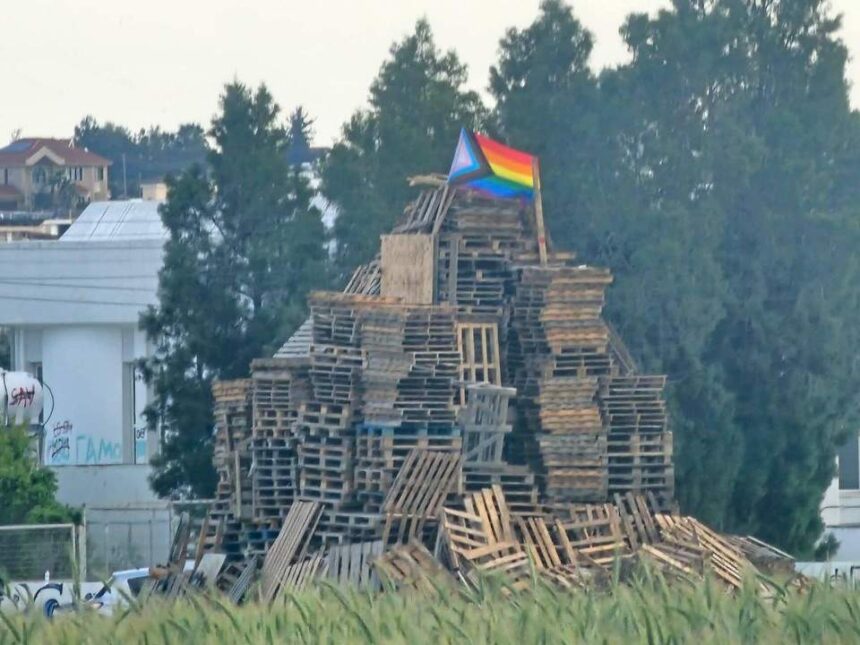 Activists Demand Systemic Change After Rainbow Flags Burned in Larnaca