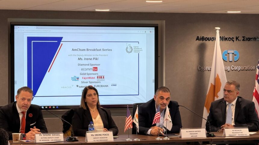 AmCham Cyprus Strategic Talks with Deputy Minister