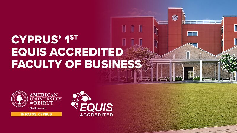 AUB Mediterraneo First in Cyprus to Earn EQUIS Accreditation