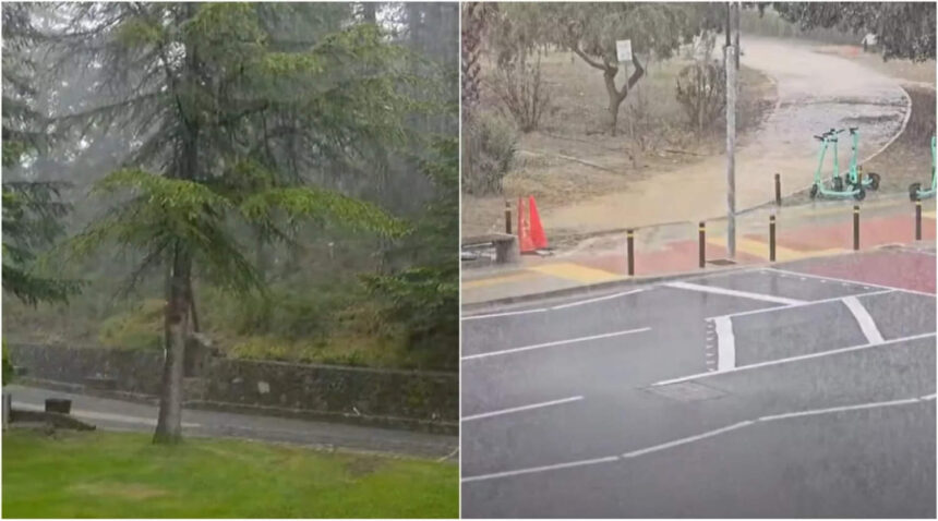 Heavy Rain Hits Nicosia and Mountain Areas