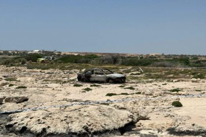 Body Found in Burned-Out Vehicle Near Liopetri
