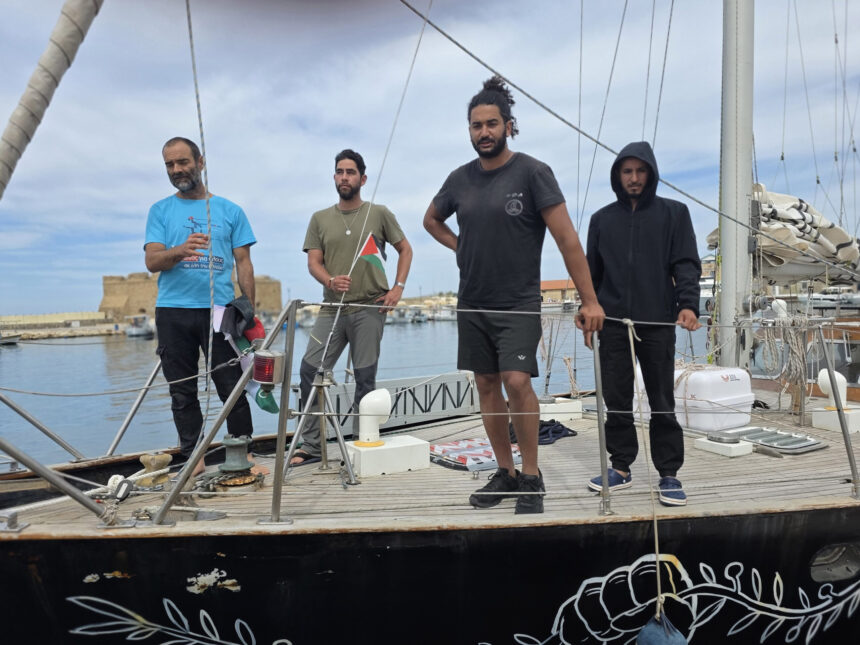 Supporters Blocked from Accessing Gaza Flotilla Ship in Paphos