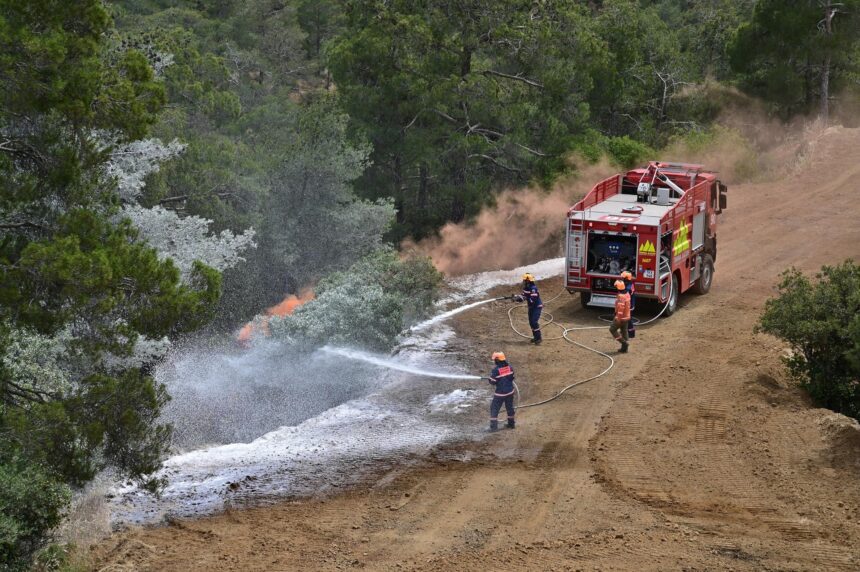 Troodos Hosts Large-Scale Wildfire Response Exercise