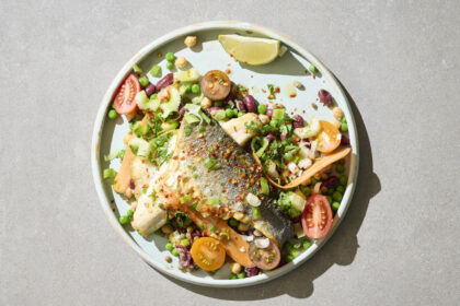 Revitalise Your Dinner with Lemony Fish Fillet and Legumes