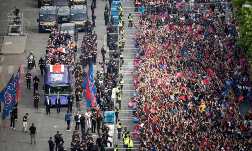 PSG's Champions League Triumph Ignites Parisian Celebrations